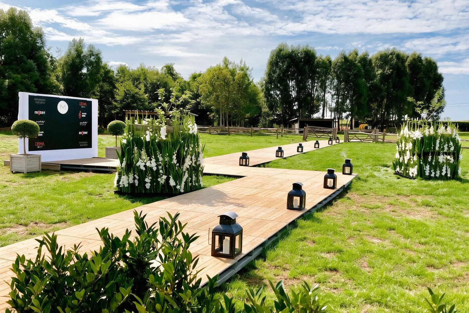 Openluchtevent op de weide van Speghelhof